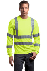 CornerStone  - ANSI 107 Class 3 Long Sleeve Snag-Resistant Reflective T-Shirt. CS409